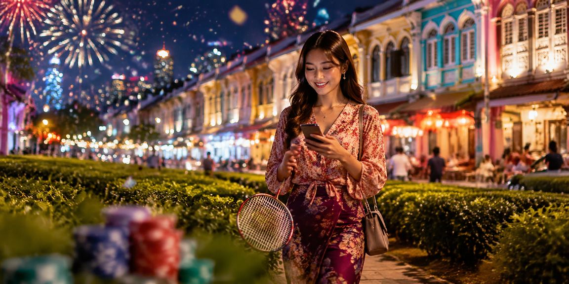 Pemain di Penang bermain Blackjack 17e secara langsung menggunakan telefon pintar